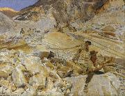John Singer Sargent Bringing Down Marble from the Quarries to Carrara (mk18) oil